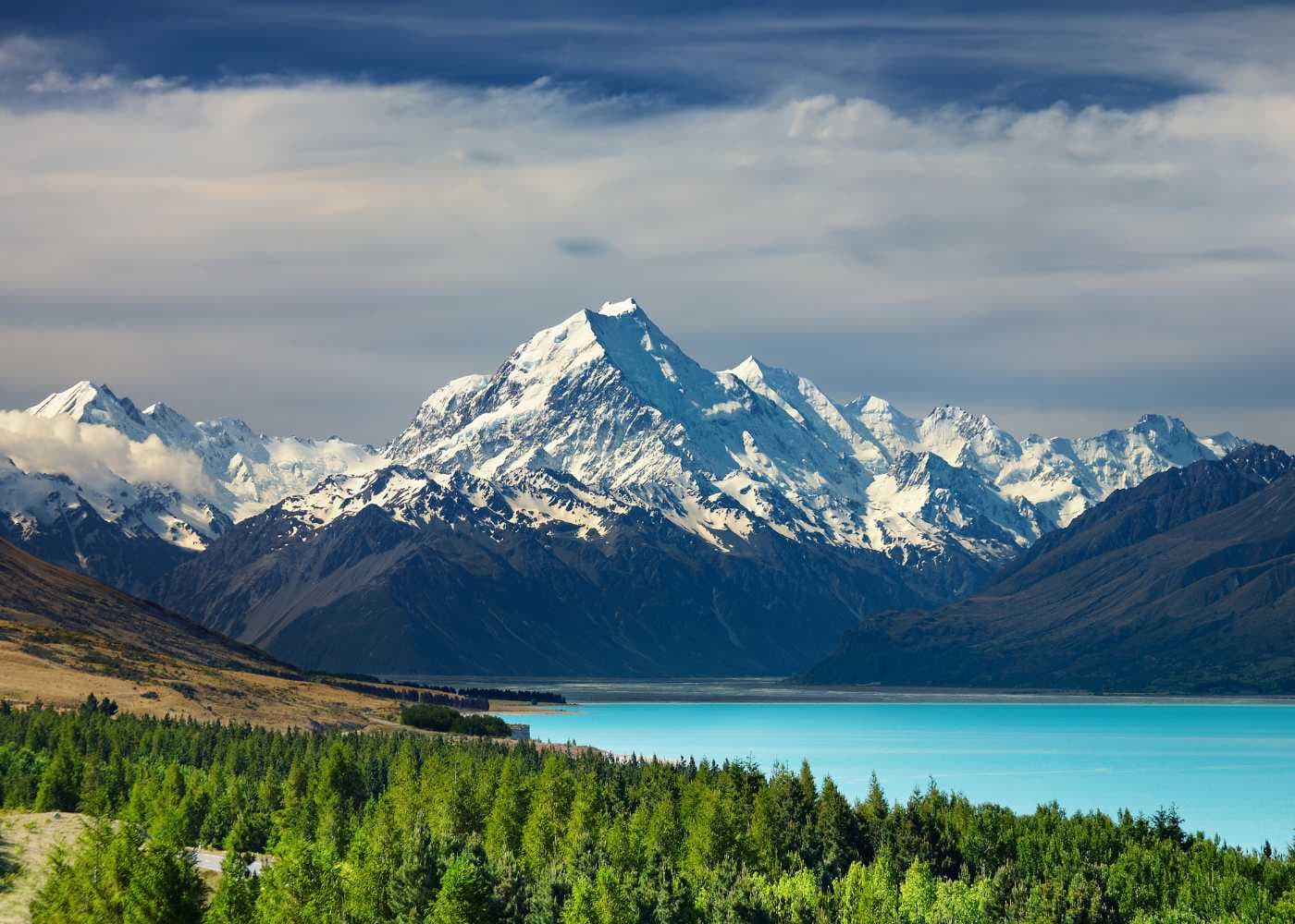 Aoraki Mount Cook in New Zealand