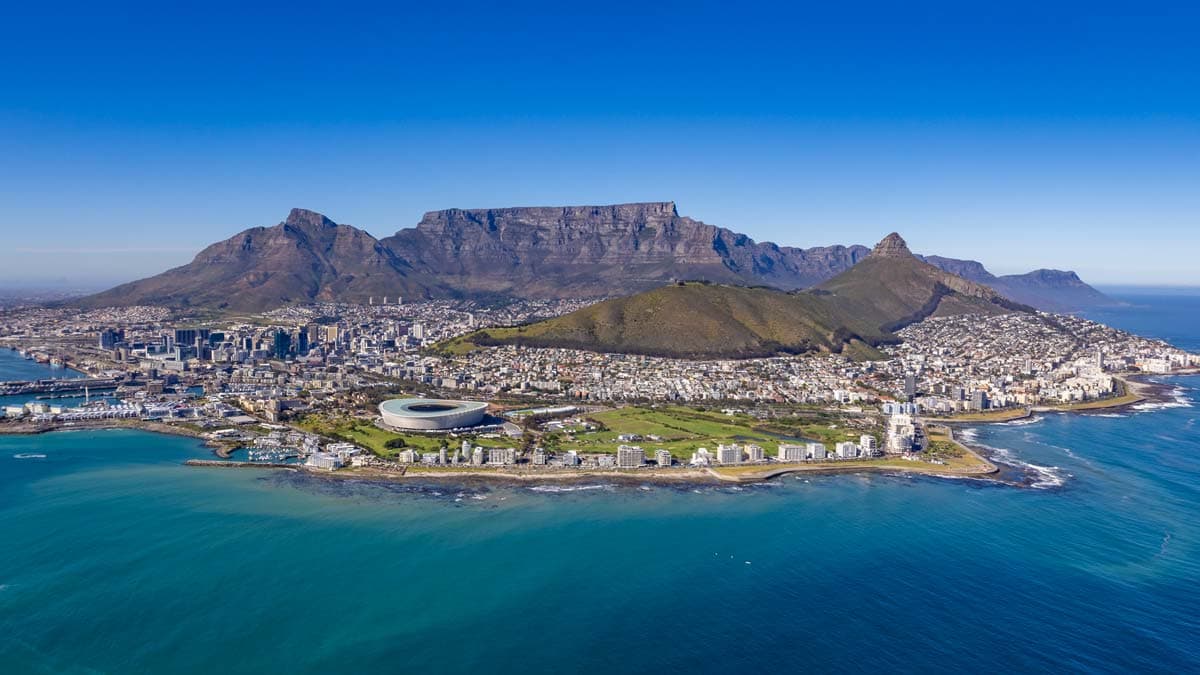 Cape Town in South Africa