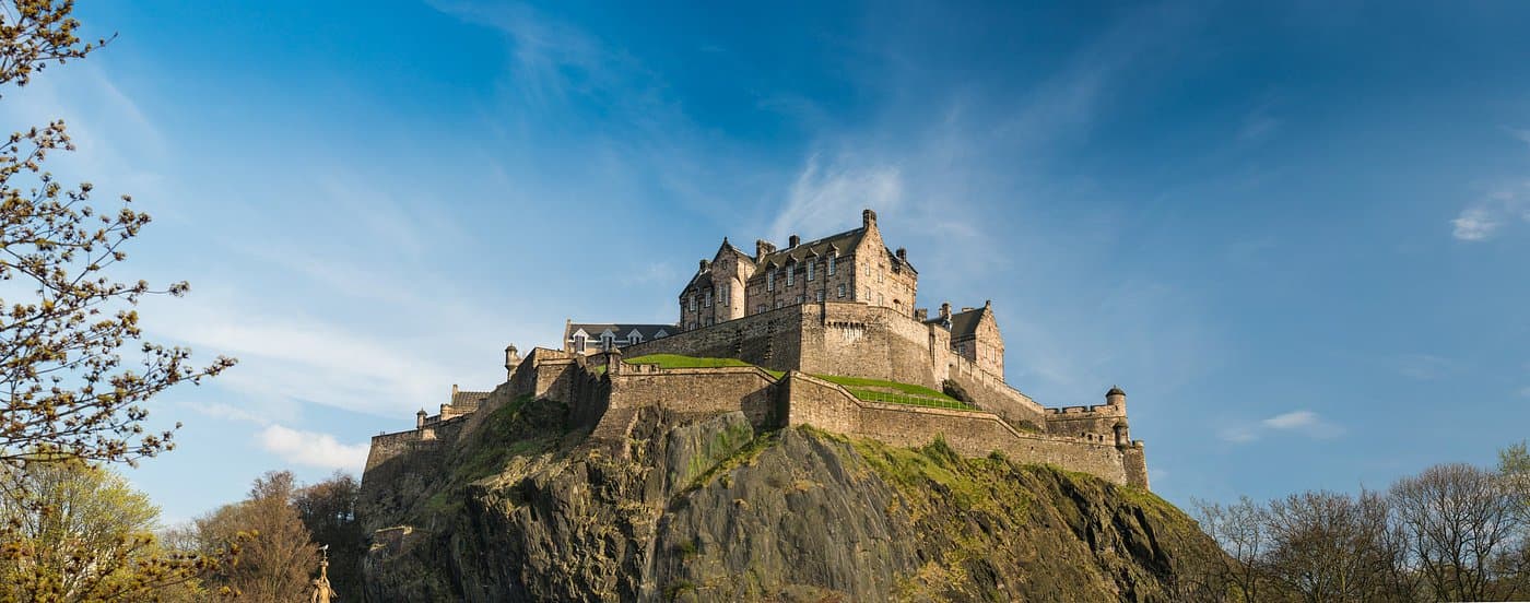 Edinburgh Castle in Scotland