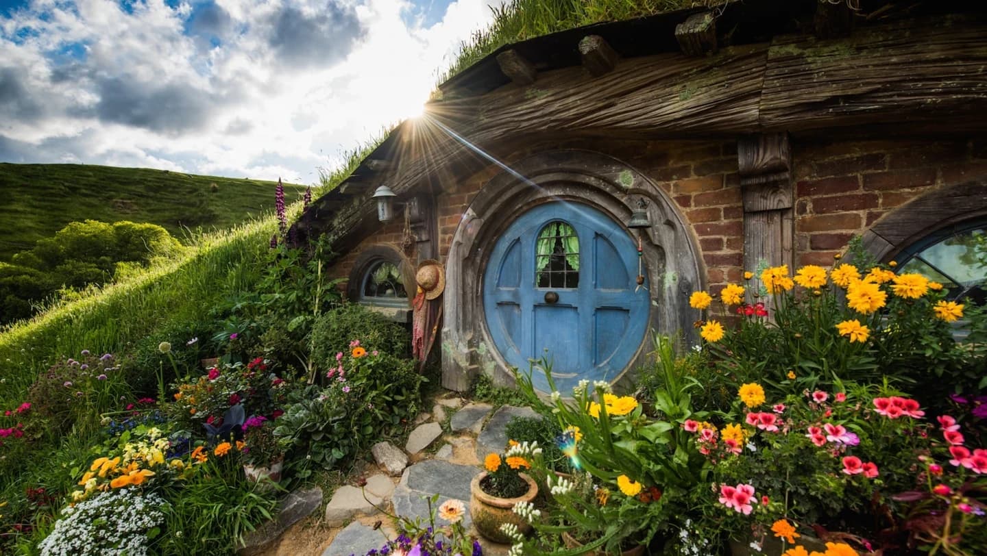 Hobbiton Movie Set in New Zealand