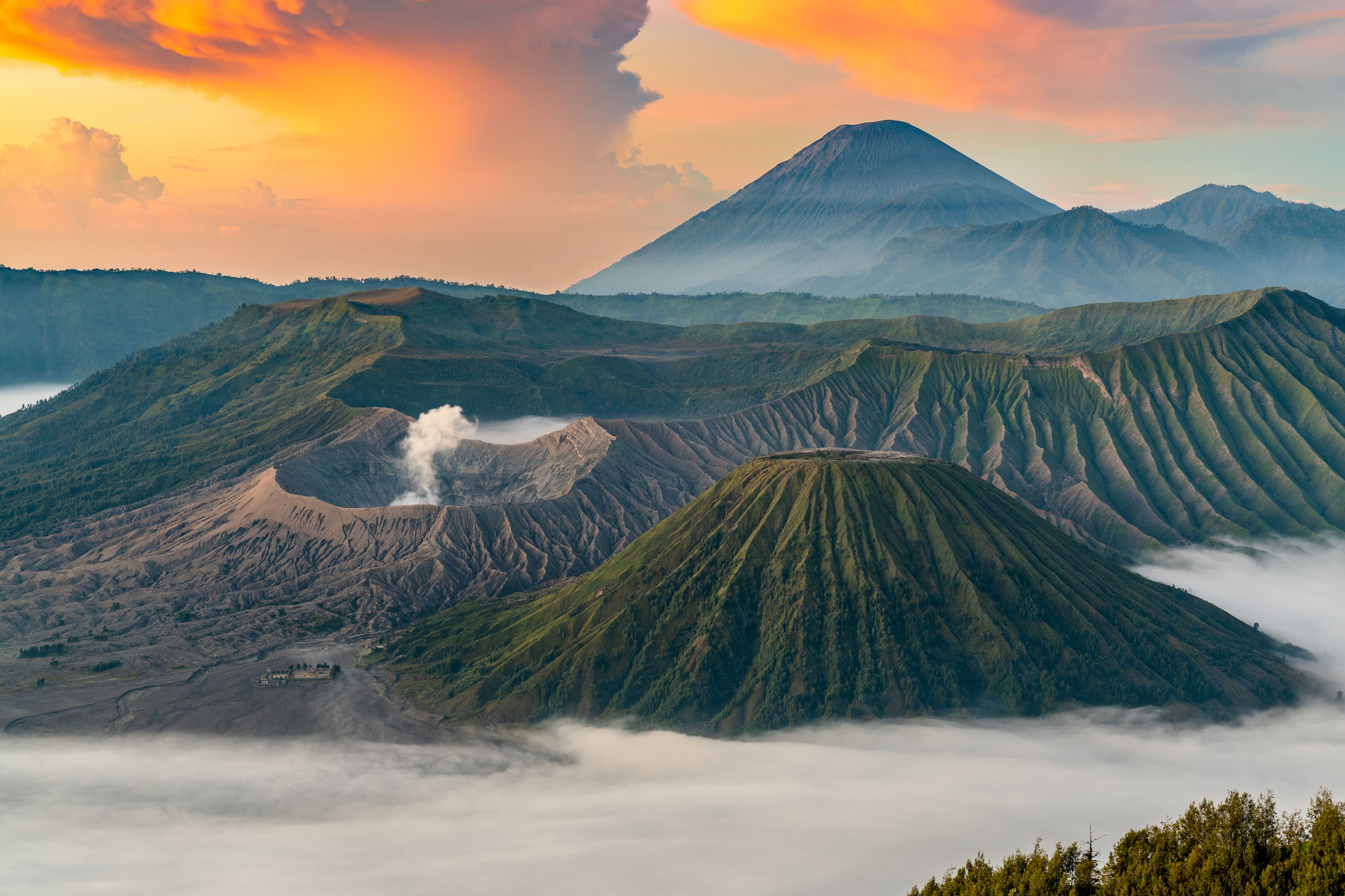 Mount Bromo in Indonesia